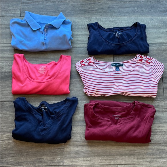 Bundle Lot of Large L and XL   Tops Talbots Appleseed’s Chico’s LL Bean - Picture 1 of 16